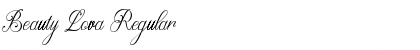 Download Beauty Lova Regular Font Title Preview