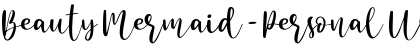 Download Beauty Mermaid - Personal Use Regular Font Title Preview
