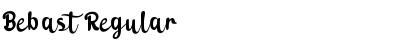 Download Bebast Regular Font Title Preview