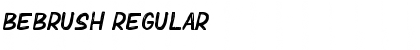 Download Bebrush Regular Font Title Preview