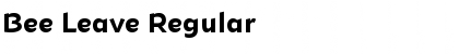 Download Bee Leave Regular Font Title Preview
