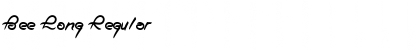 Download Bee Long Regular Font Title Preview