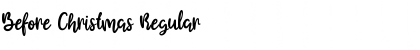 Download Before Christmas Regular Font Title Preview