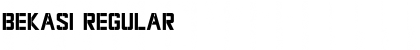 Download Bekasi Regular Font Title Preview