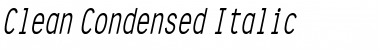 Download Clean Condensed Italic Font Title Preview