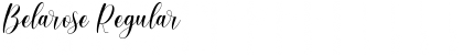 Download Belarose Regular Font Title Preview