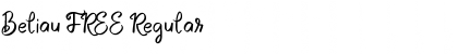 Download Beliau FREE Regular Font Title Preview