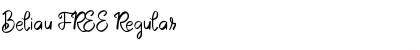Download Beliau FREE Regular Font Title Preview
