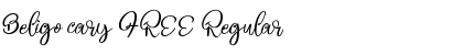 Download Beligo cary FREE Regular Font Title Preview