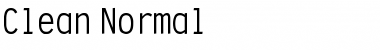 Download Clean Normal Font Title Preview
