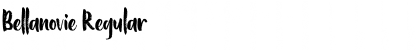 Download Bellanovie Regular Font Title Preview
