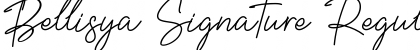 Download Bellisya Signature Regular Font Title Preview