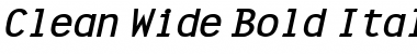 Download Clean Wide Bold Italic Font Title Preview
