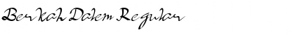 Download Berkah Dalem Regular Font Title Preview