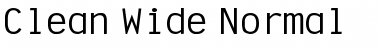 Download Clean Wide Normal Font Title Preview