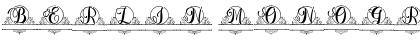 Download Berlin Monogram Regular Font Title Preview