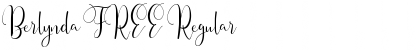 Download Berlynda FREE Regular Font Title Preview