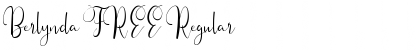 Download Berlynda FREE Regular Font Title Preview