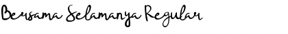 Download Bersama Selamanya Regular Font Title Preview