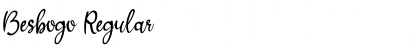 Download Besbogo Regular Font Title Preview