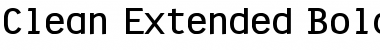 Download Clean-Extended Bold Font Title Preview