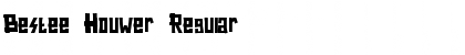 Download Bestee Houwer Regular Font Title Preview