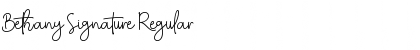 Download Bethany Signature Regular Font Title Preview