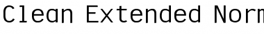 Download Clean-Extended Normal Font Title Preview