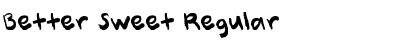 Download Better Sweet Regular Font Title Preview