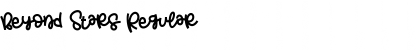 Download Beyond Stars Regular Font Title Preview