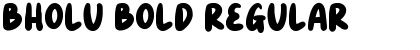 Download Bholu Bold Regular Font Title Preview