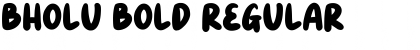 Download Bholu Bold Regular Font Title Preview