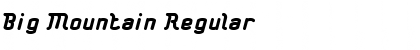 Download Big Mountain Regular Font Title Preview