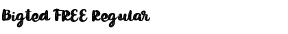 Download Bigted FREE Regular Font Title Preview