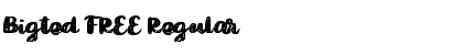 Download Bigted FREE Regular Font Title Preview