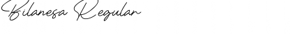 Download Bilanesa Regular Font Title Preview