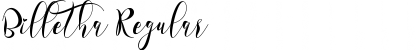 Download Billetha Regular Font Title Preview