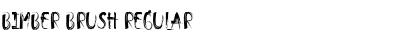 Download Bimber Brush Regular Font Title Preview