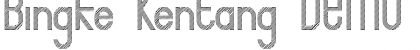 Download Bingke Kentang DEMO Regular Font Title Preview