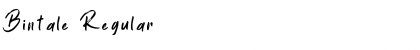 Download Bintale Regular Font Title Preview