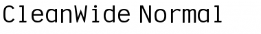 Download CleanWide Normal Font Title Preview