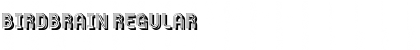 Download Birdbrain Regular Font Title Preview