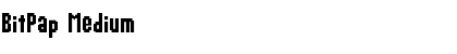 Download BitPap Medium Font Title Preview