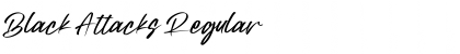 Download Black Attacks Regular Font Title Preview