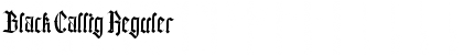 Download Black Callig Reguler Font Title Preview