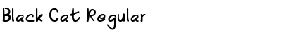 Download Black Cat Regular Font Title Preview