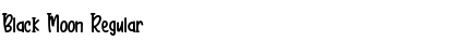 Download Black Moon Regular Font Title Preview