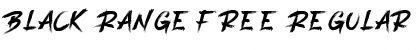 Download Black Range Free Regular Font Title Preview
