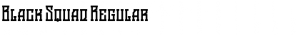 Download Black Squad Regular Font Title Preview