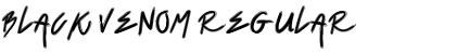 Download Black Venom Regular Font Title Preview